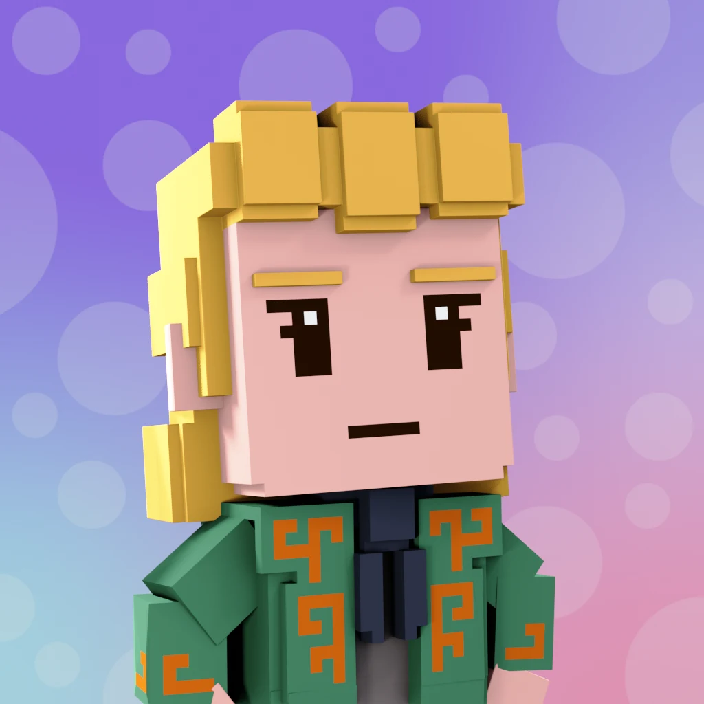 Pirate #7879 voxel render