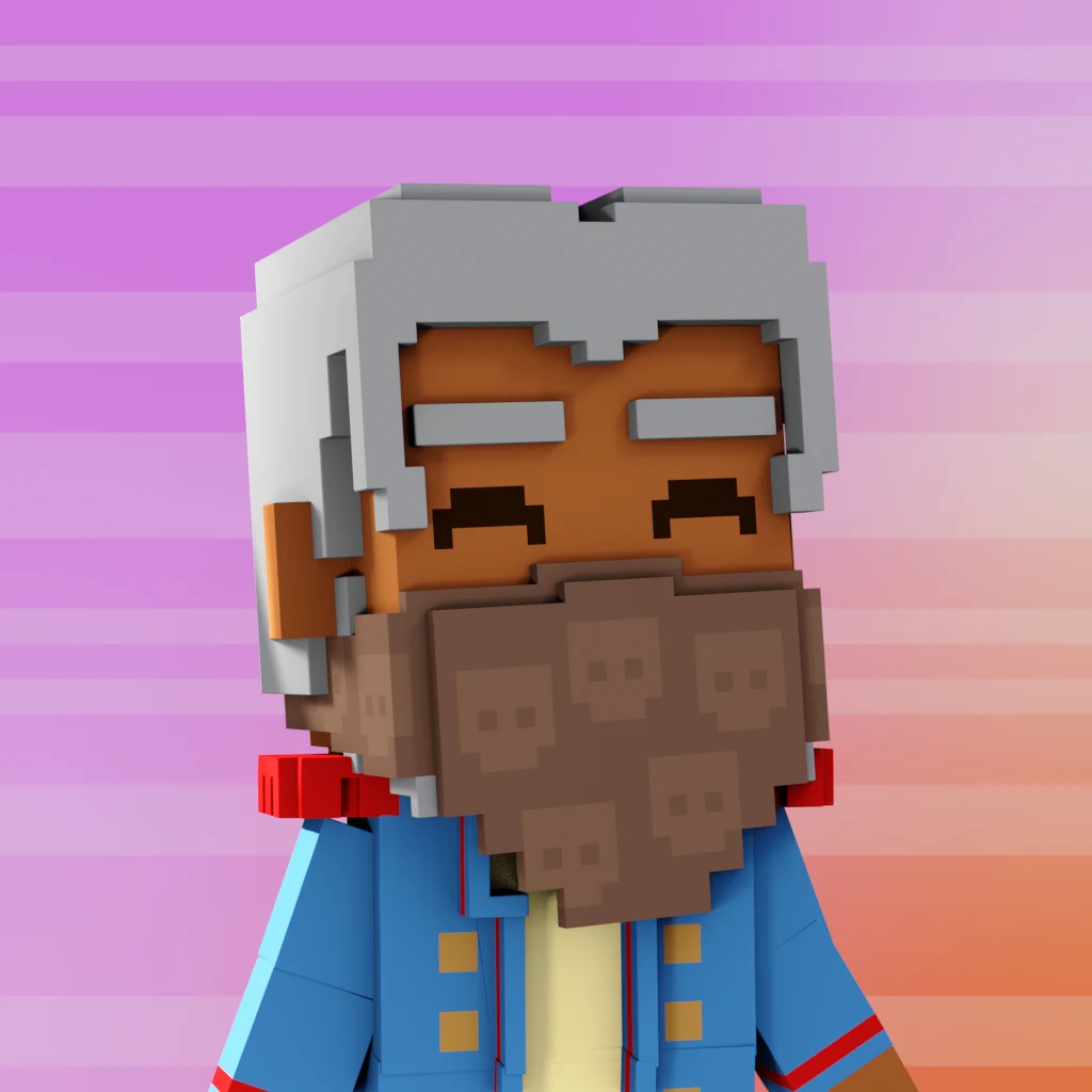 Pirate #7881 voxel render
