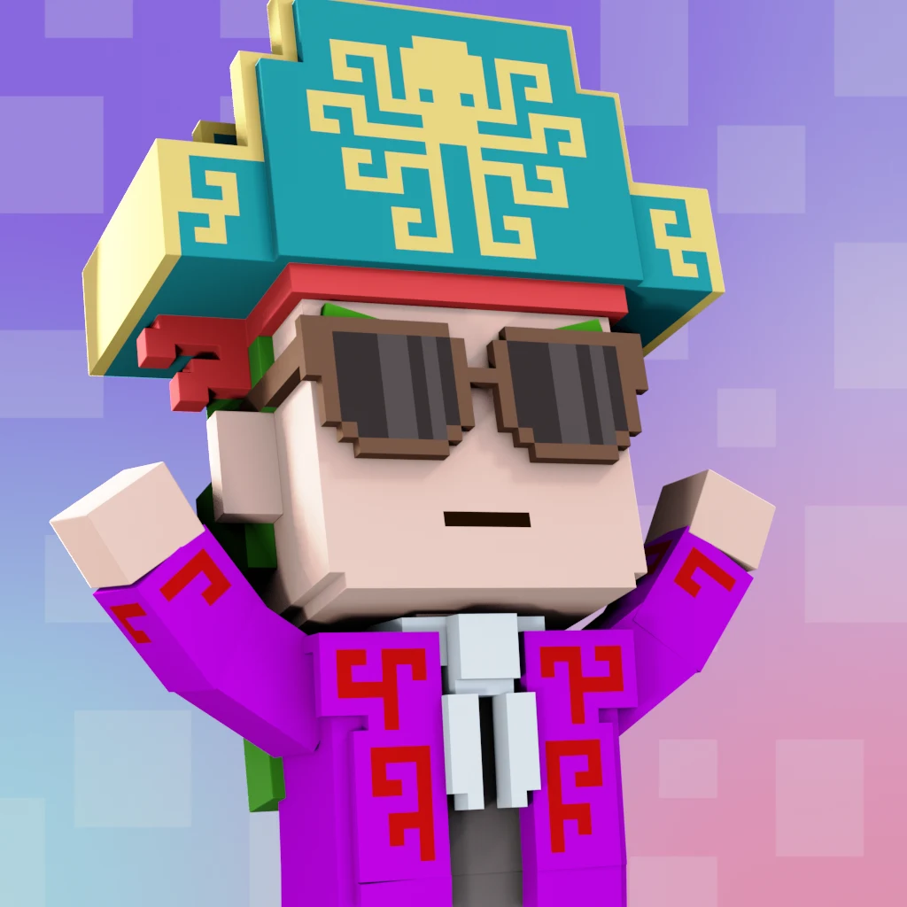 Pirate #7882 voxel render