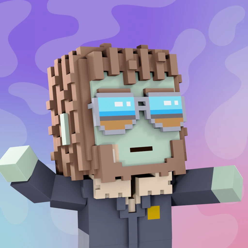 Pirate #7883 voxel render