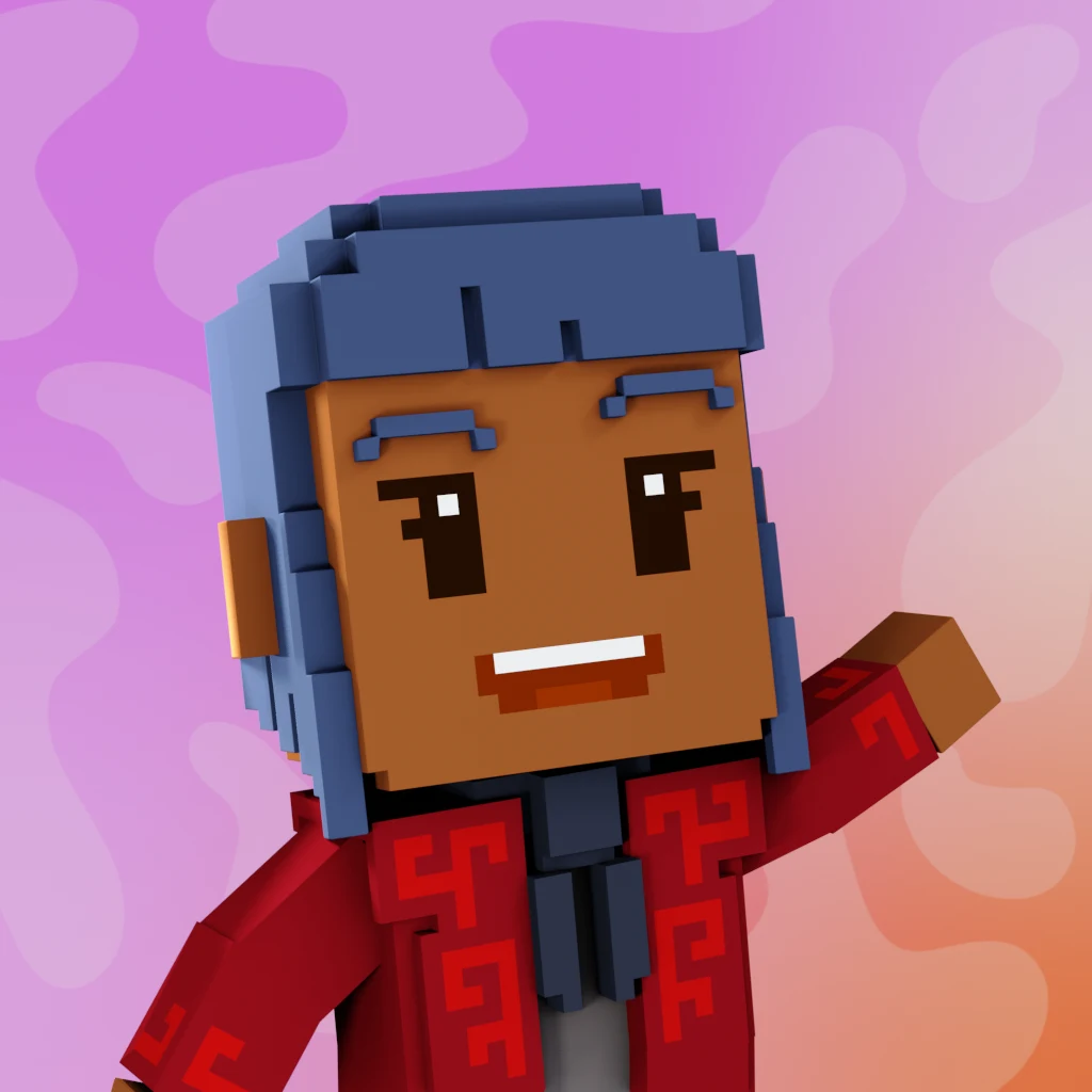Pirate #7884 voxel render