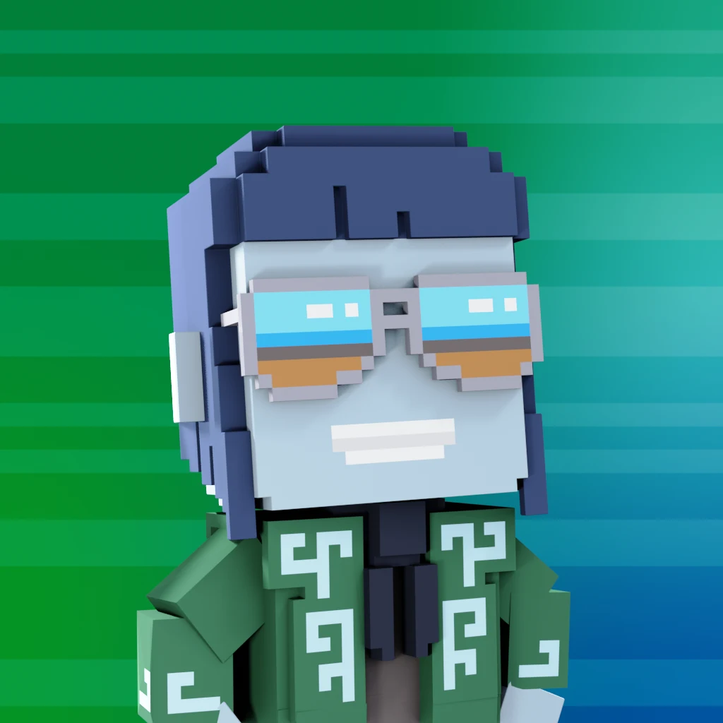 Pirate #7887 voxel render