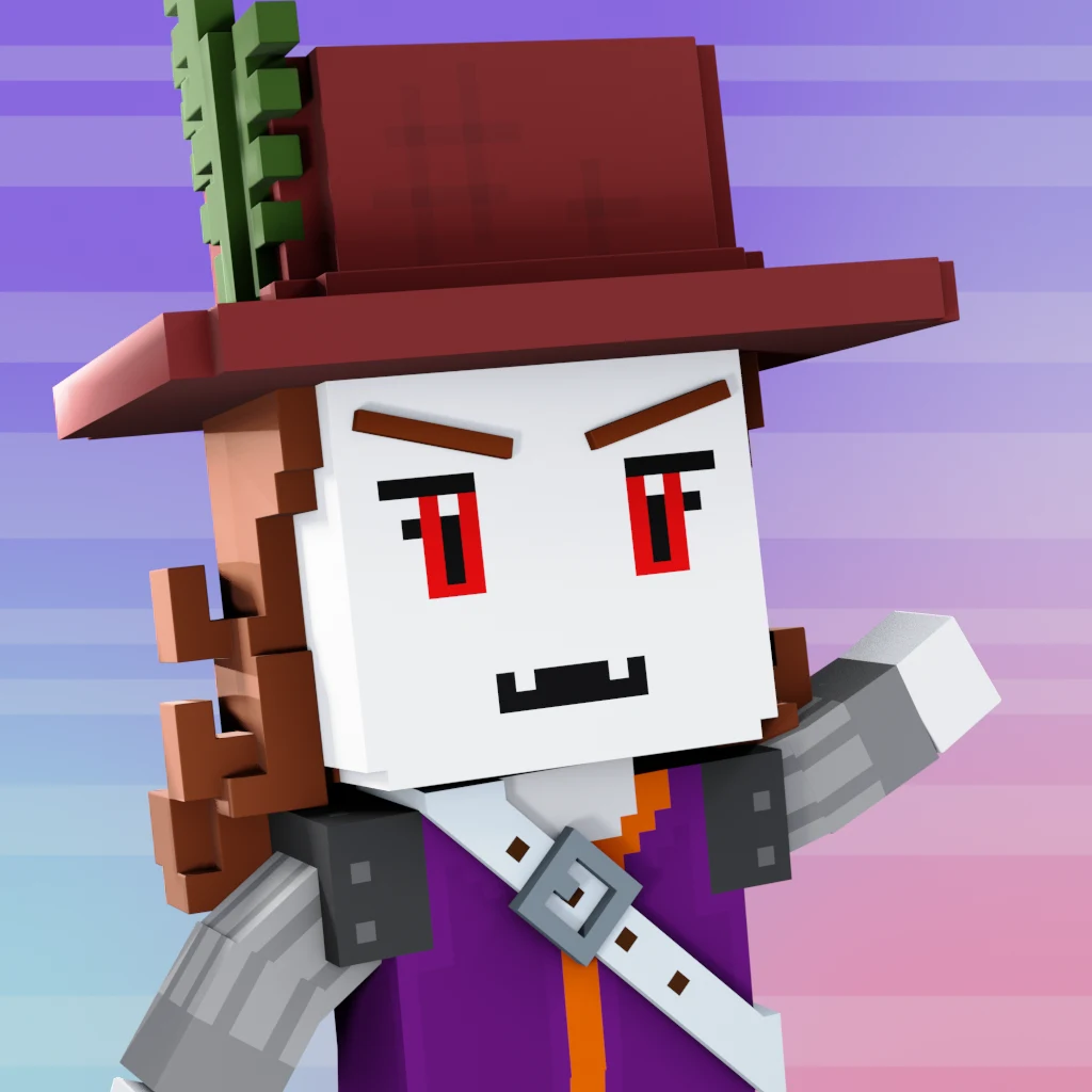 Pirate #7888 voxel render