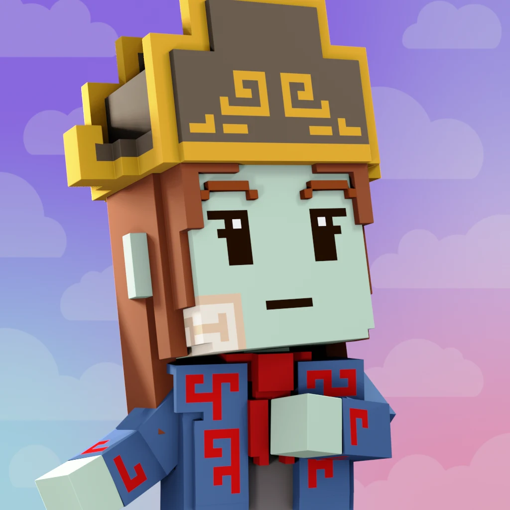 Pirate #789 voxel render