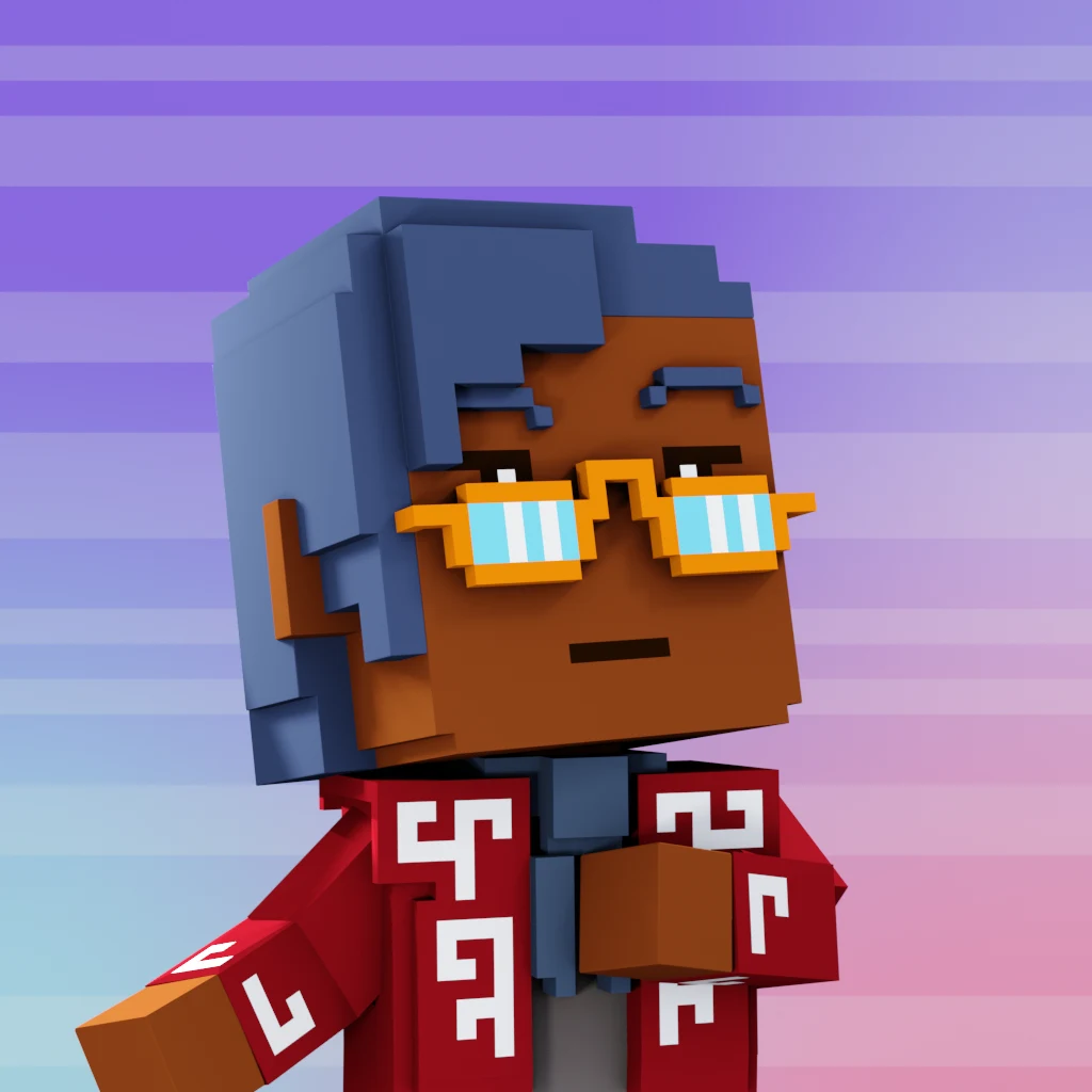 Pirate #7893 voxel render