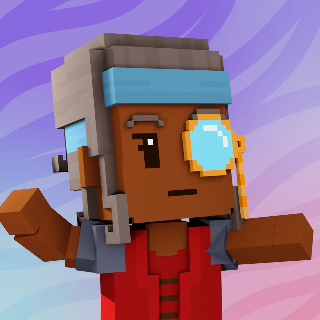Pirate #7896 voxel render