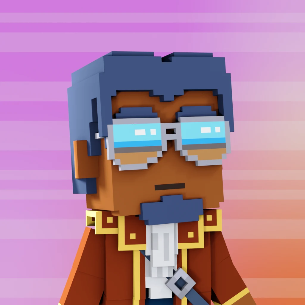Pirate #79 voxel render