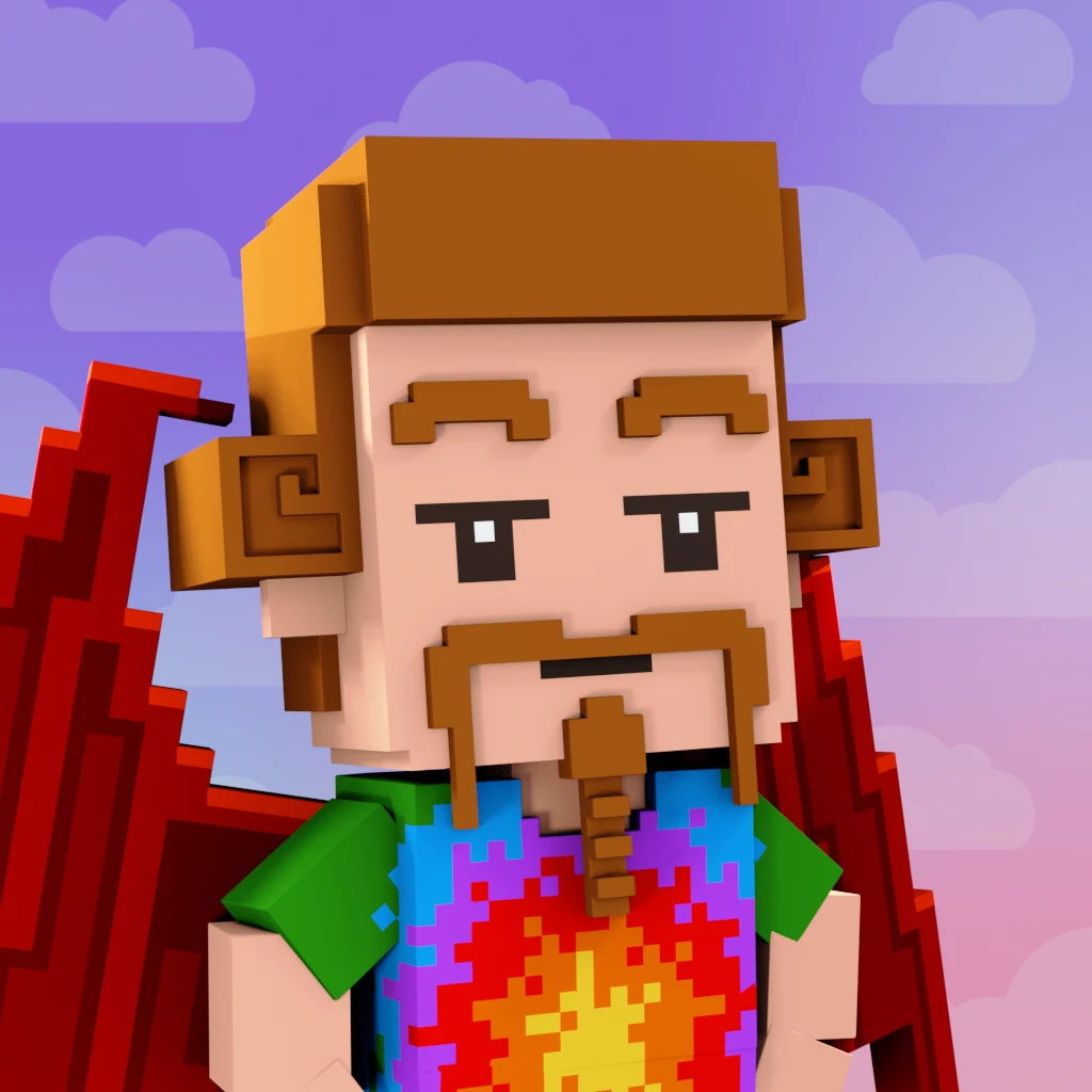 Pirate #7902 voxel render