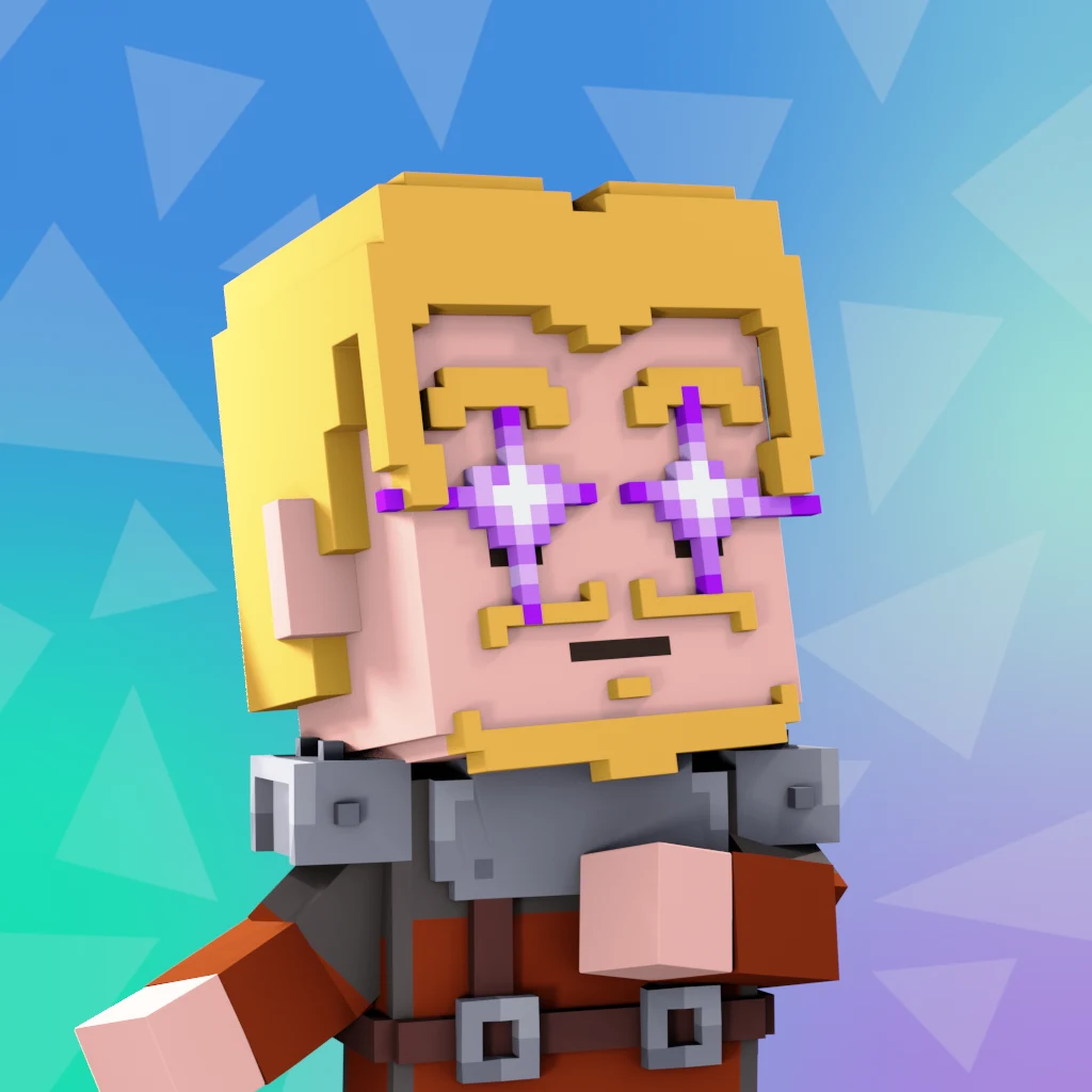 Pirate #7904 voxel render
