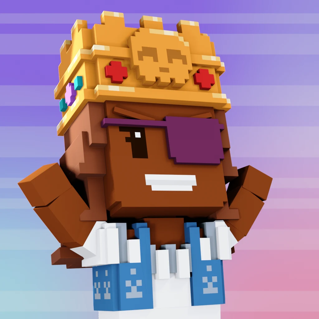 Pirate #7909 voxel render