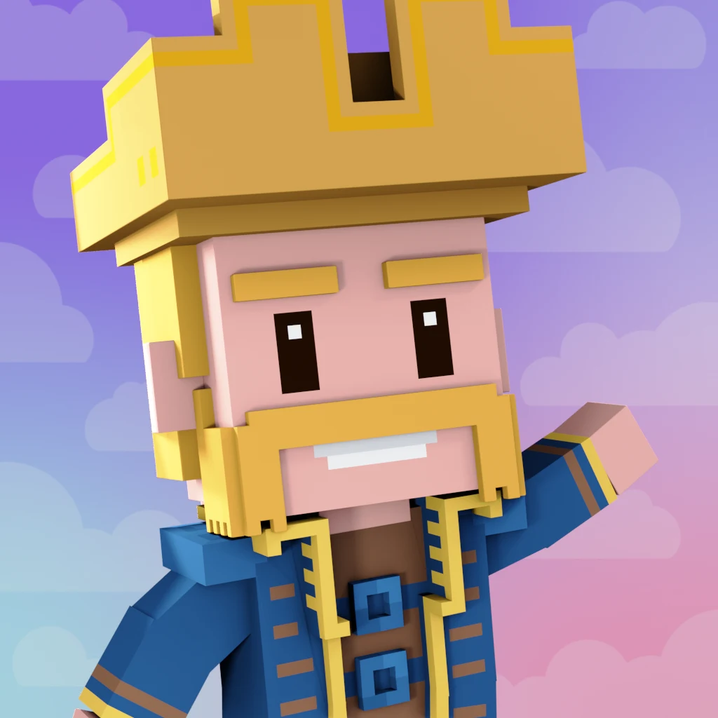 Pirate #7911 voxel render
