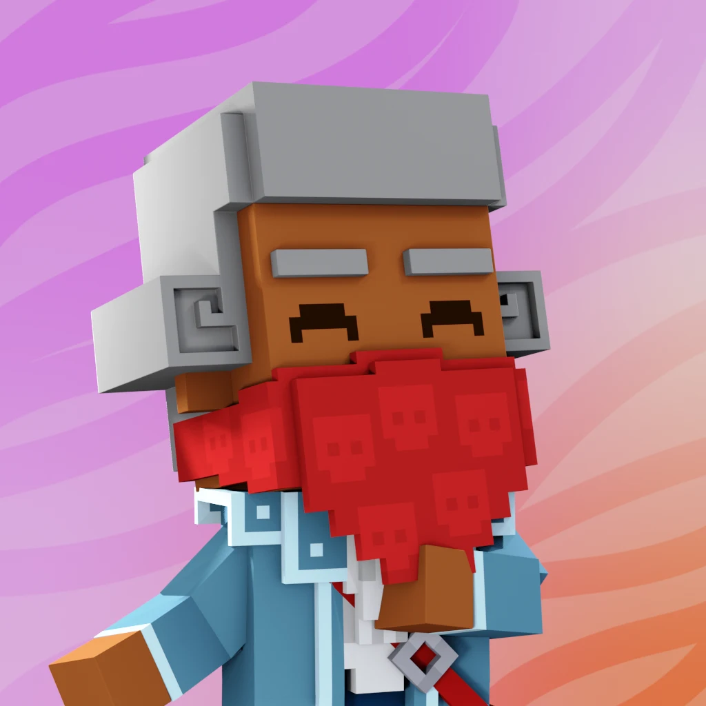 Pirate #7915 voxel render