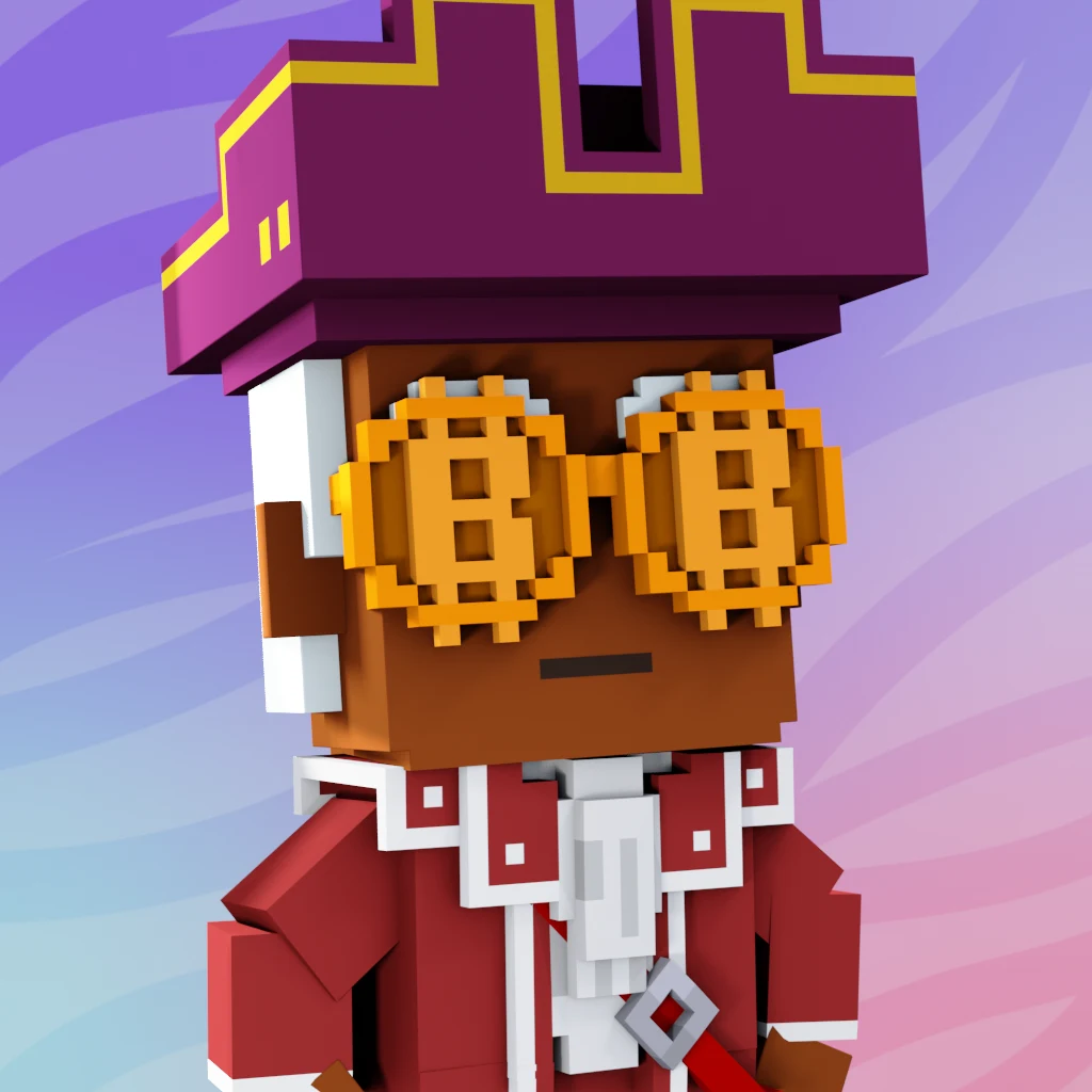 Pirate #7917 voxel render