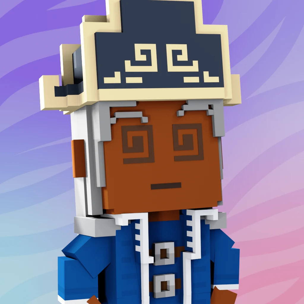 Pirate #7919 voxel render