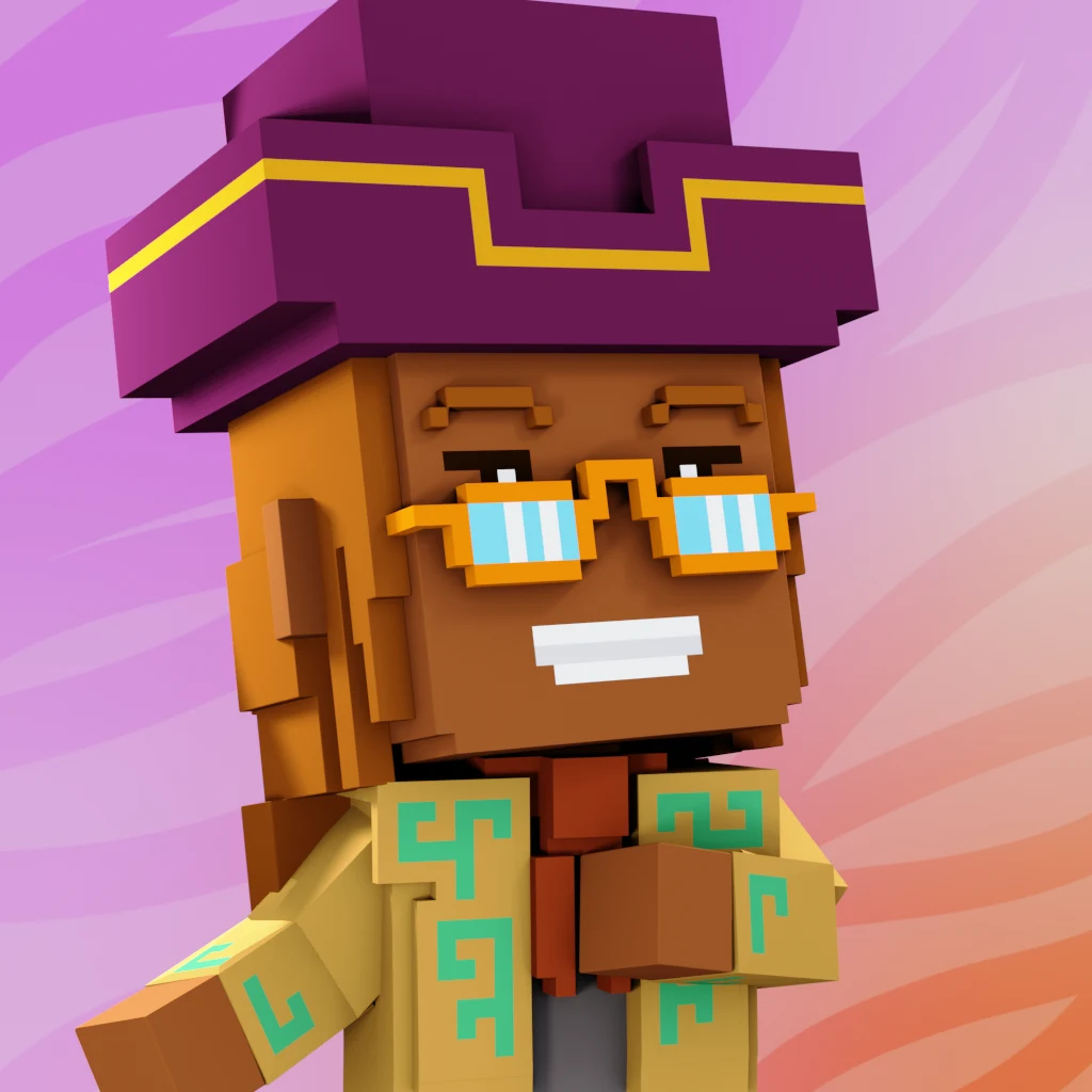 Pirate #792 voxel render