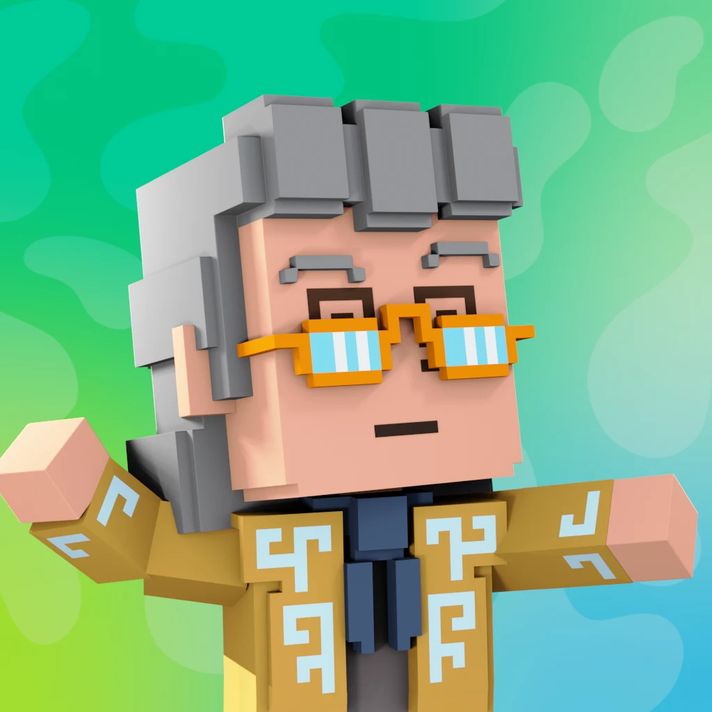 Pirate #7922 voxel render