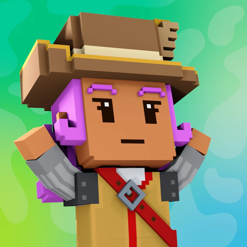 Pirate #7923 voxel render