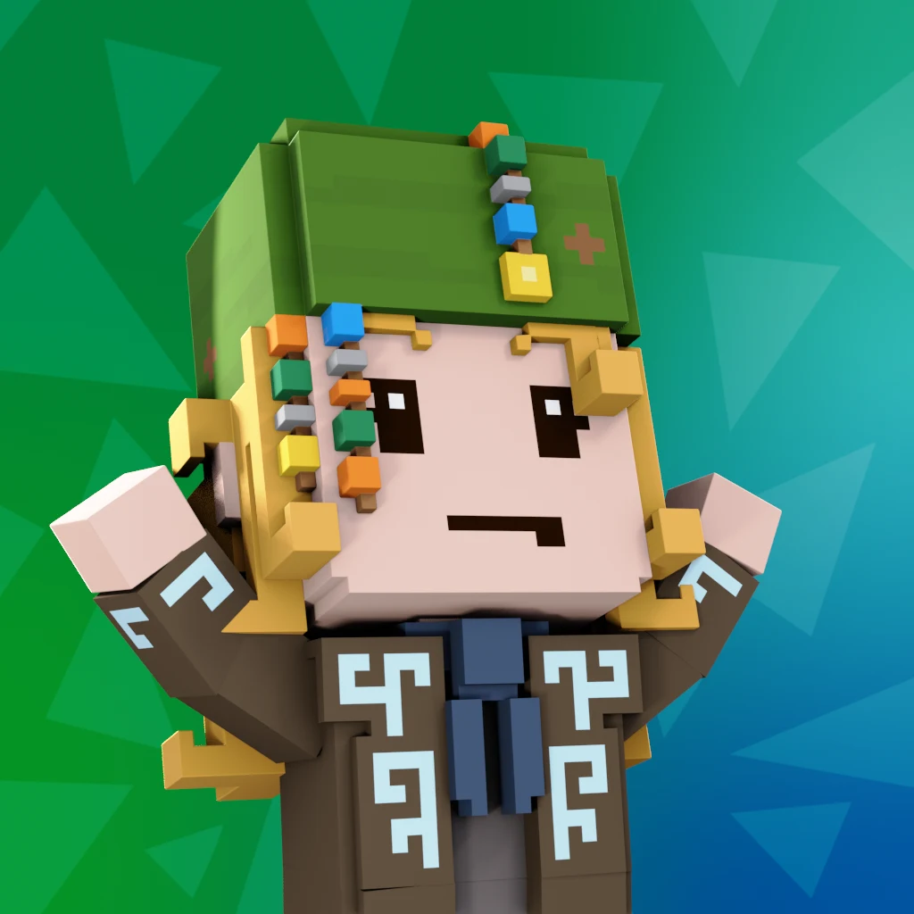 Pirate #7927 voxel render