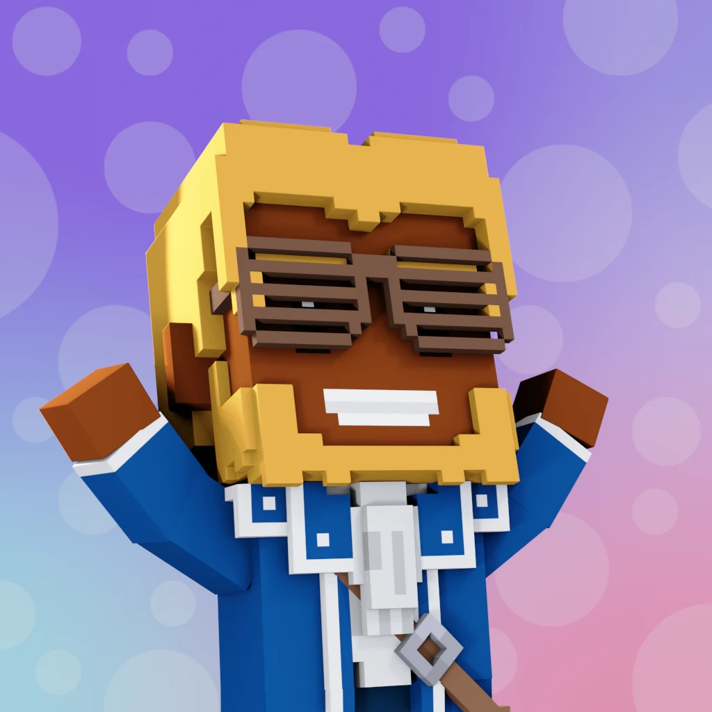 Pirate #7928 voxel render