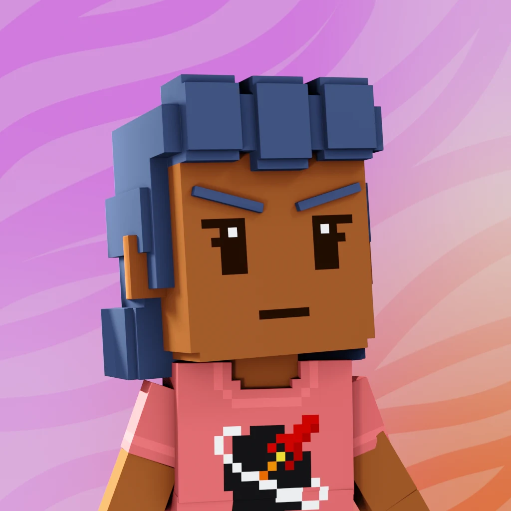 Pirate #7929 voxel render