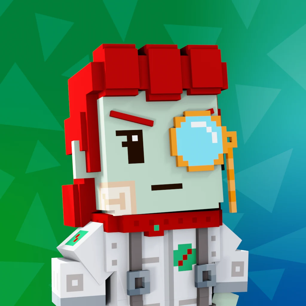 Pirate #793 voxel render