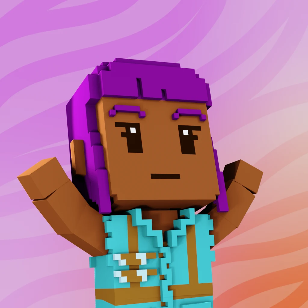 Pirate #7932 voxel render