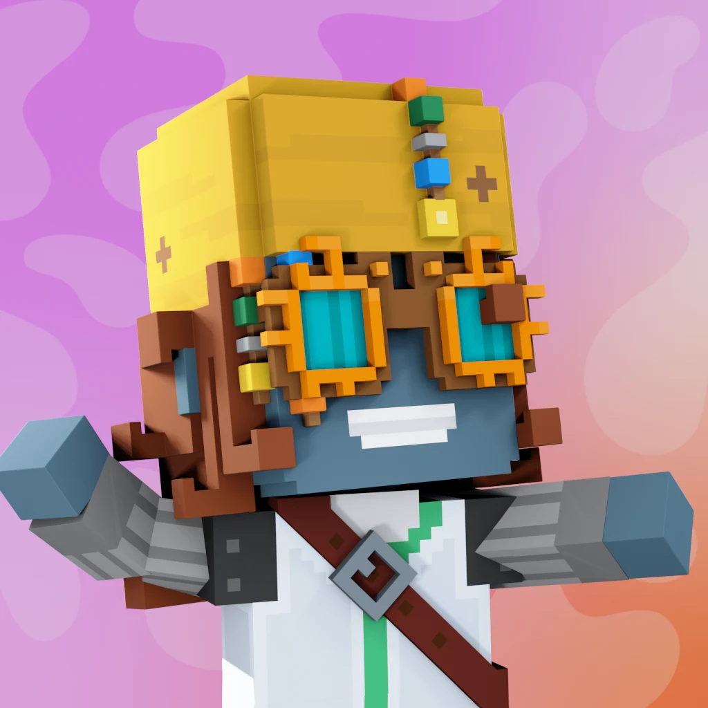 Pirate #7933 voxel render