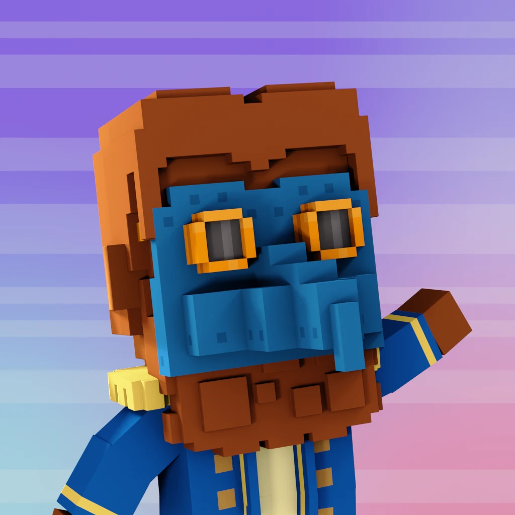 Pirate #7934 voxel render