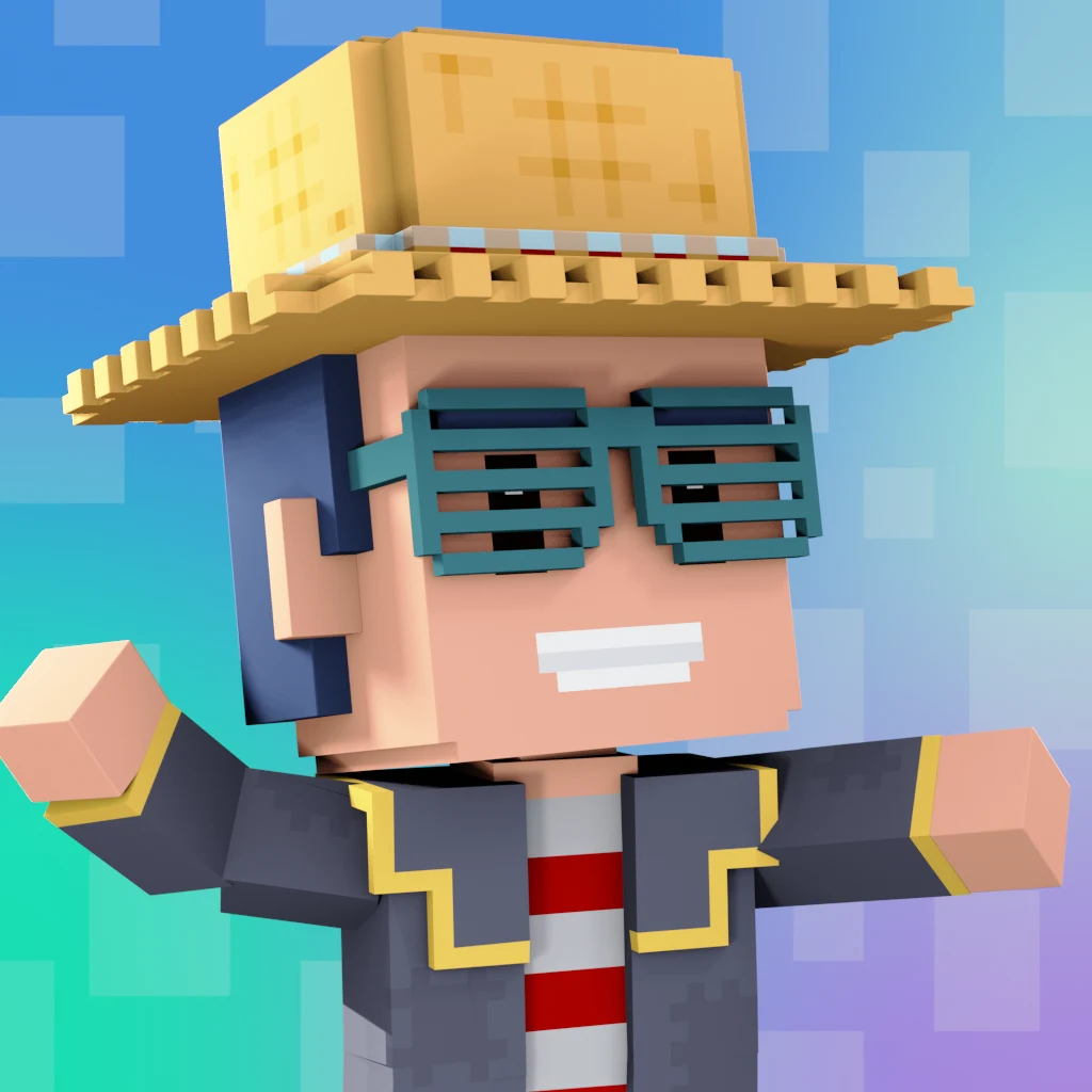 Pirate #7935 voxel render