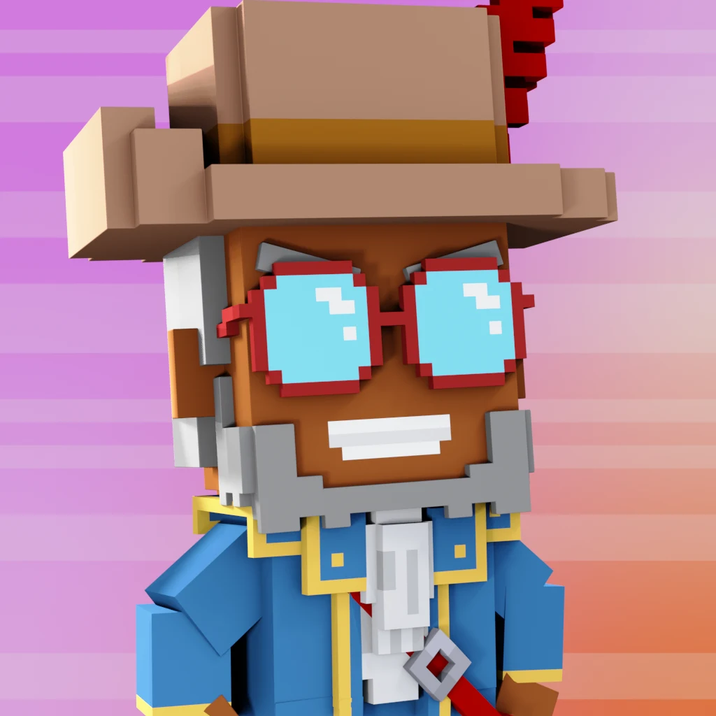Pirate #7938 voxel render