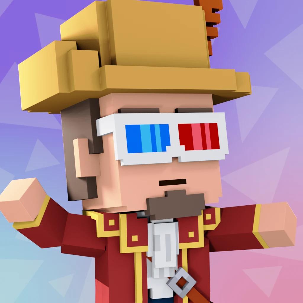 Pirate #794 voxel render
