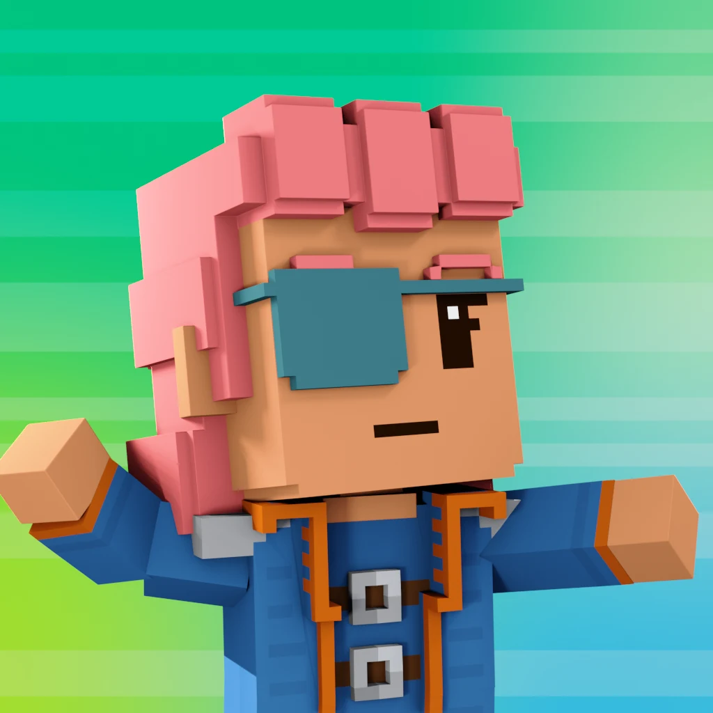 Pirate #7940 voxel render