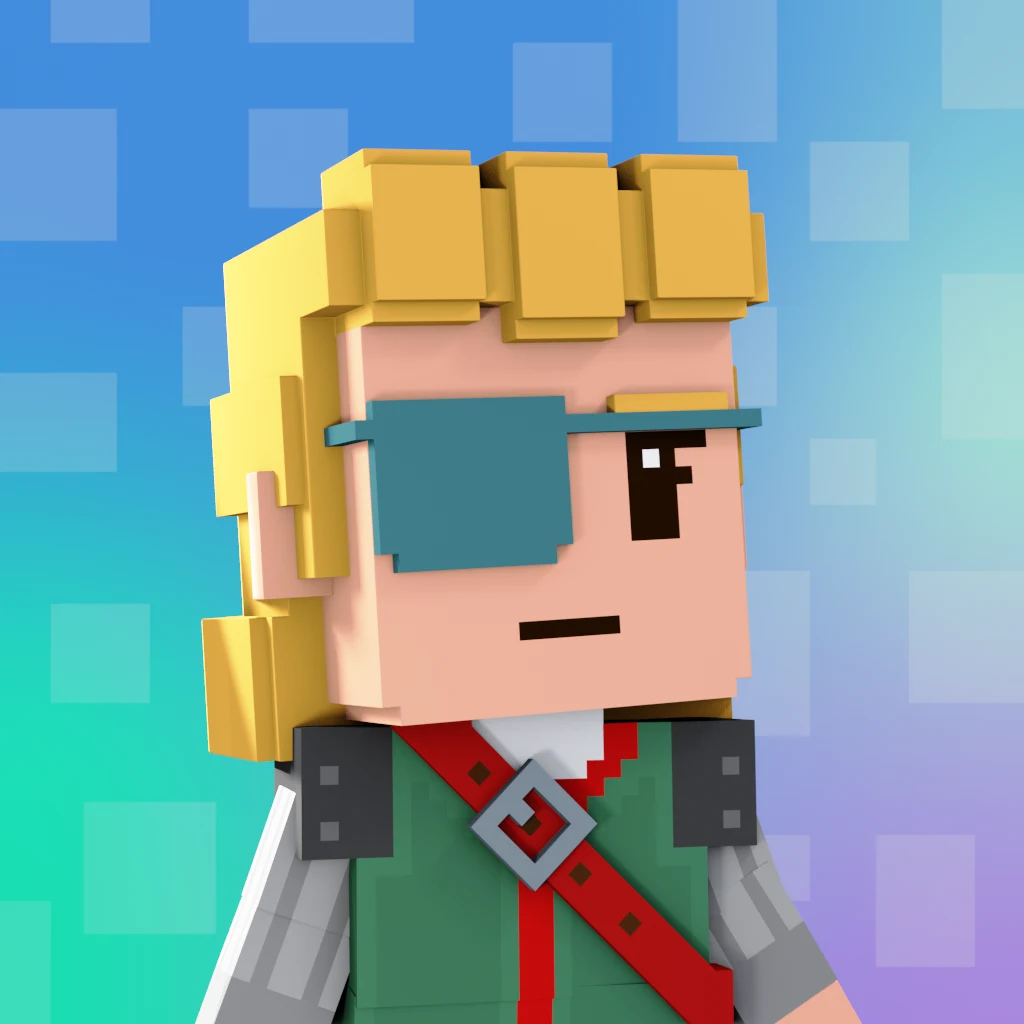 Pirate #7941 voxel render
