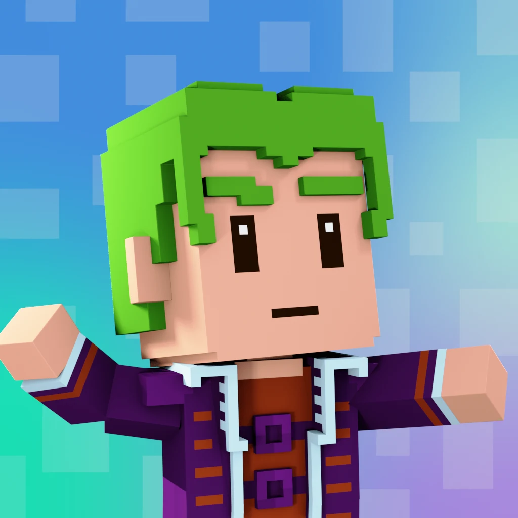 Pirate #7944 voxel render