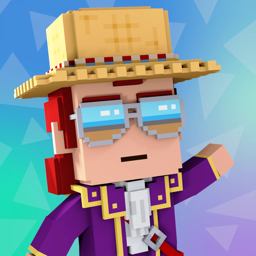 Pirate #7945 voxel render