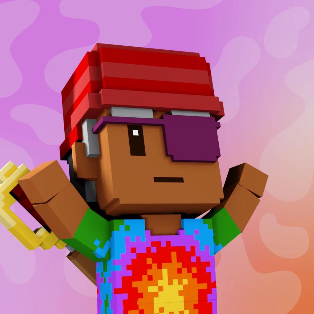 Pirate #7947 voxel render