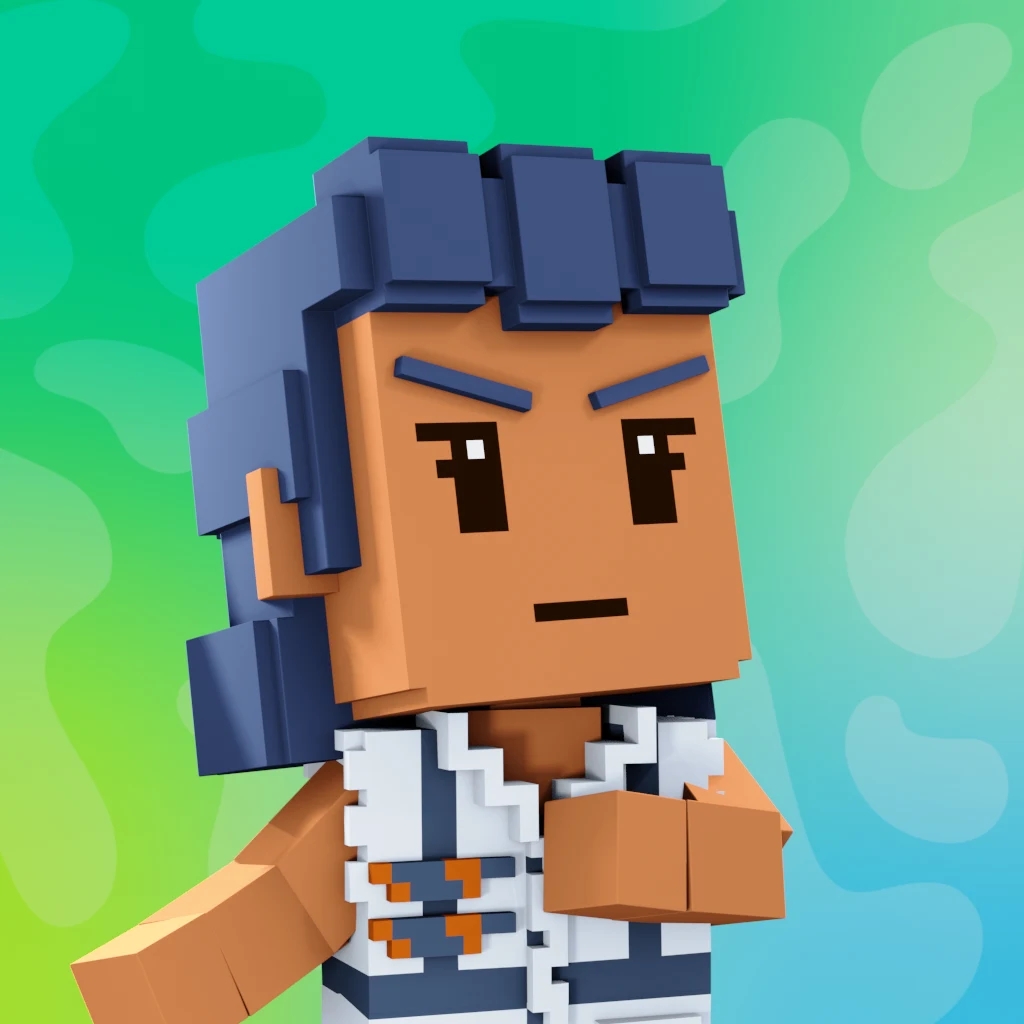 Pirate #7948 voxel render