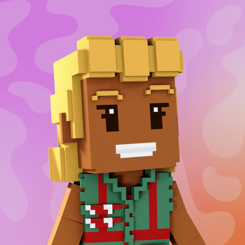 Pirate #7953 voxel render