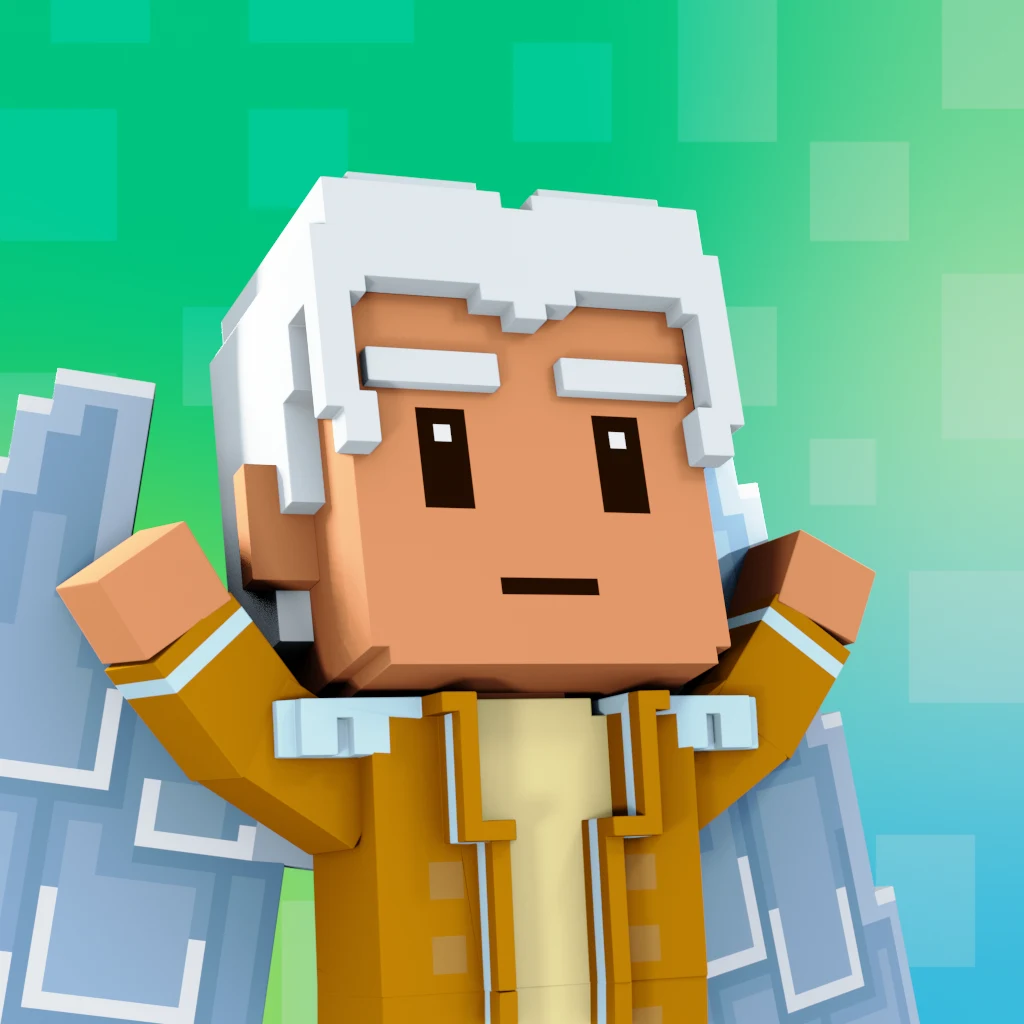 Pirate #7956 voxel render
