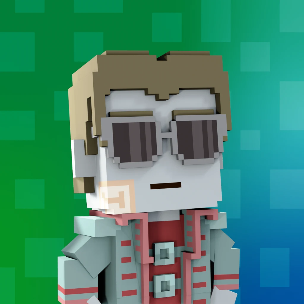 Pirate #7957 voxel render