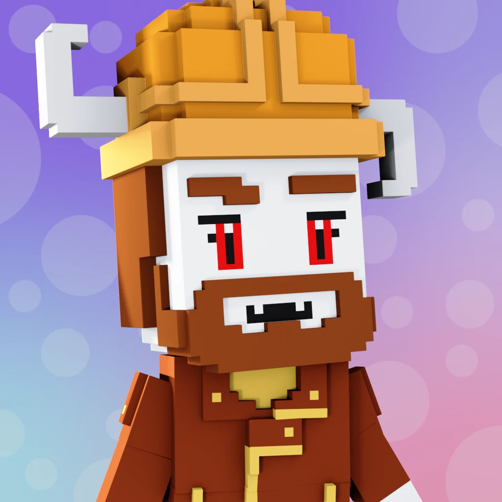 Pirate #7958 voxel render
