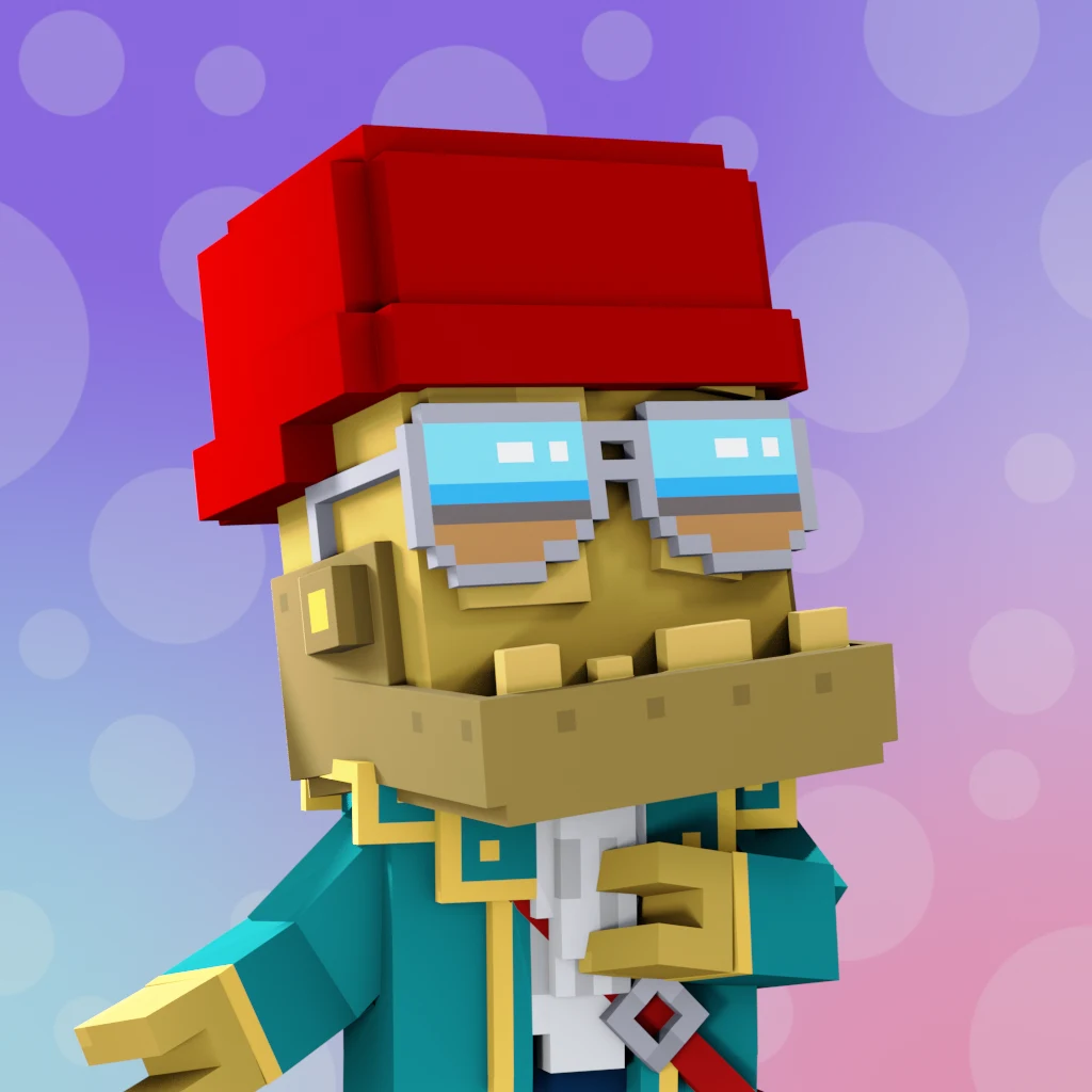 Pirate #7959 voxel render