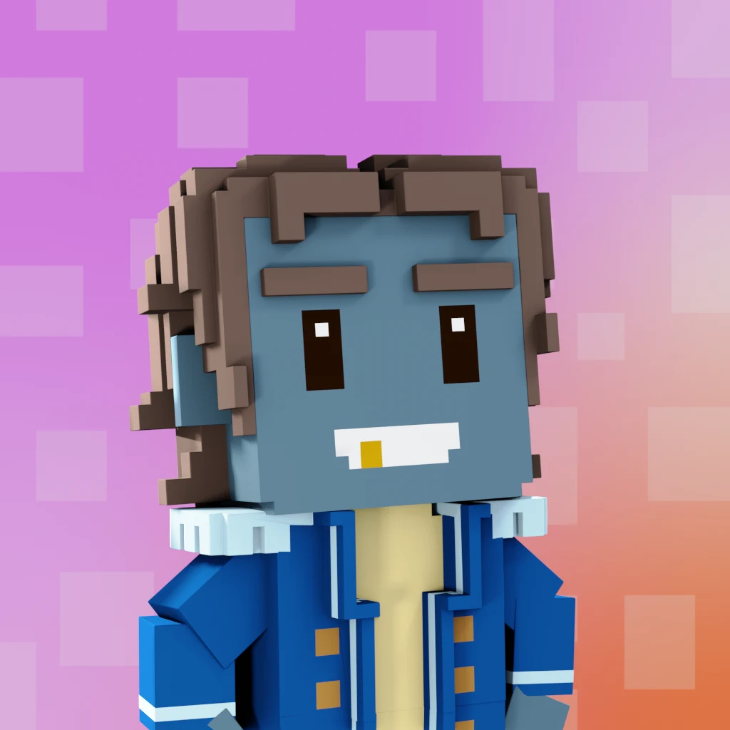 Pirate #796 voxel render