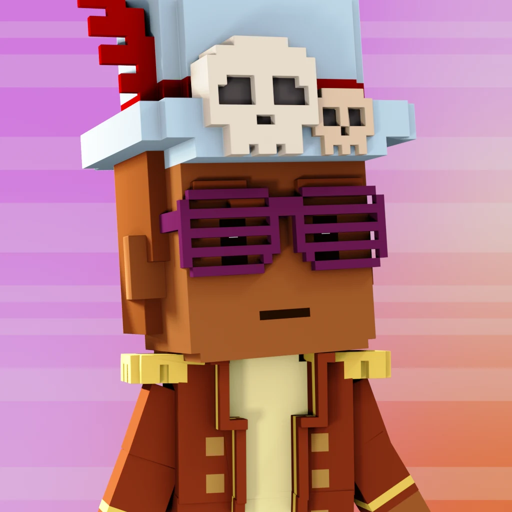 Pirate #7960 voxel render