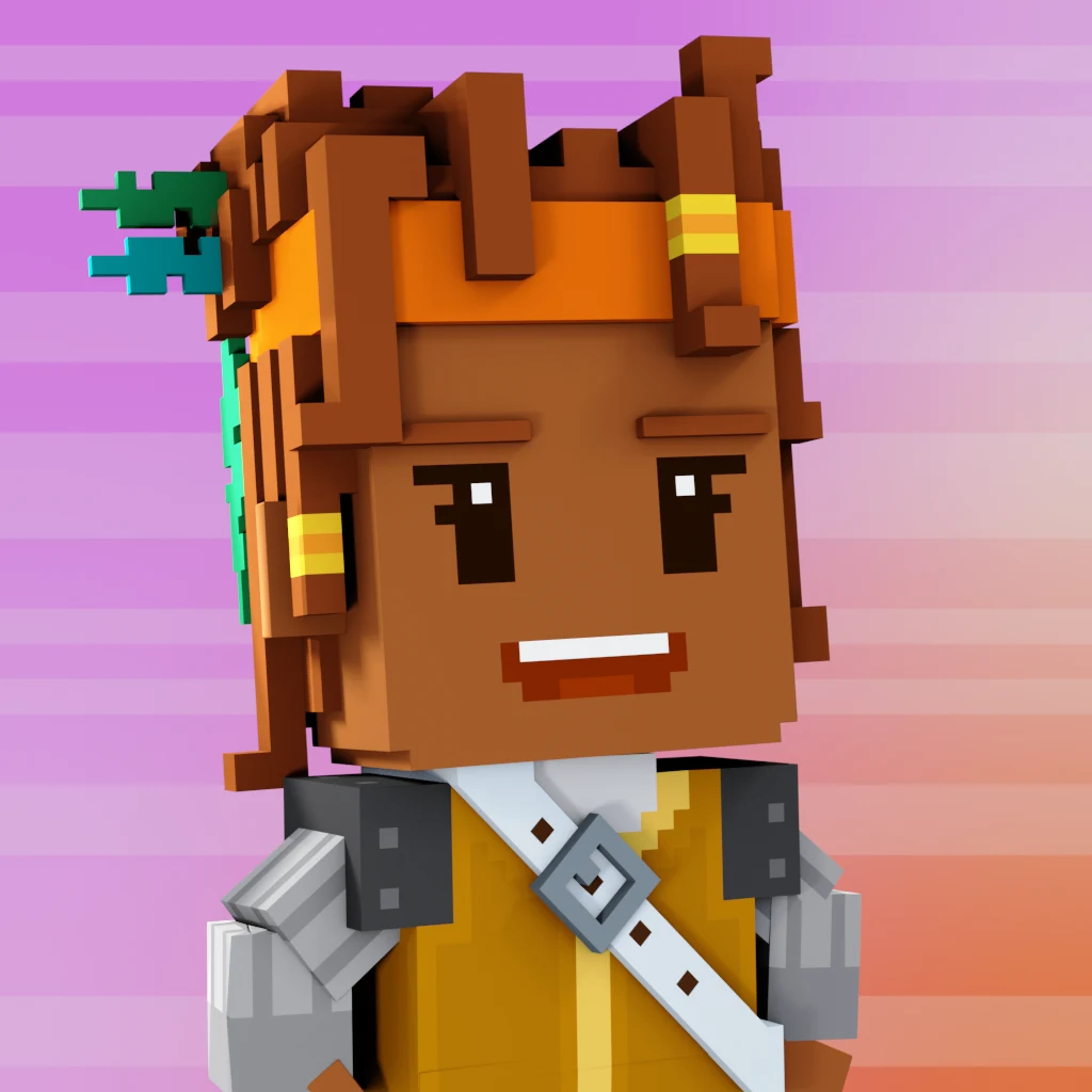 Pirate #7962 voxel render