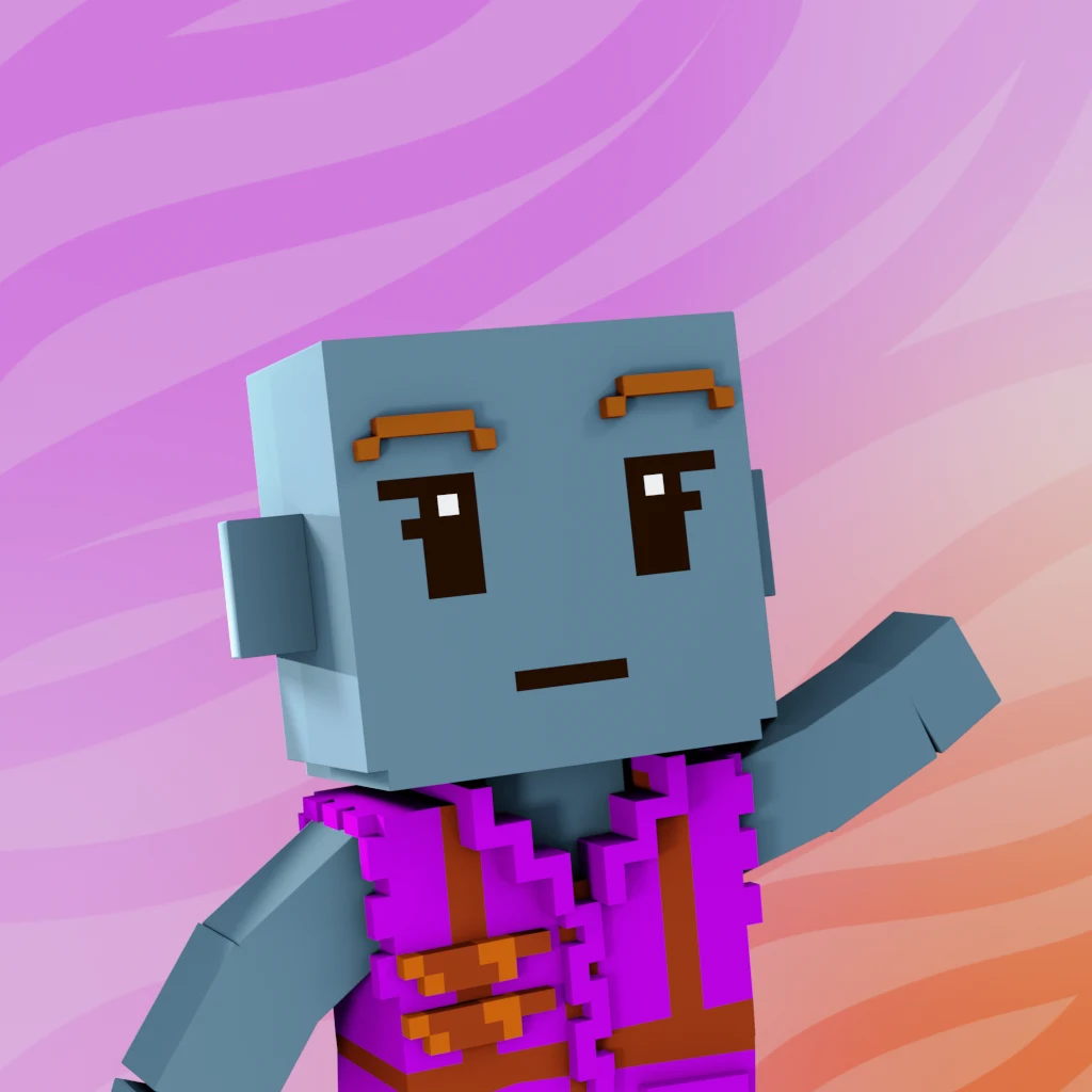 Pirate #7968 voxel render
