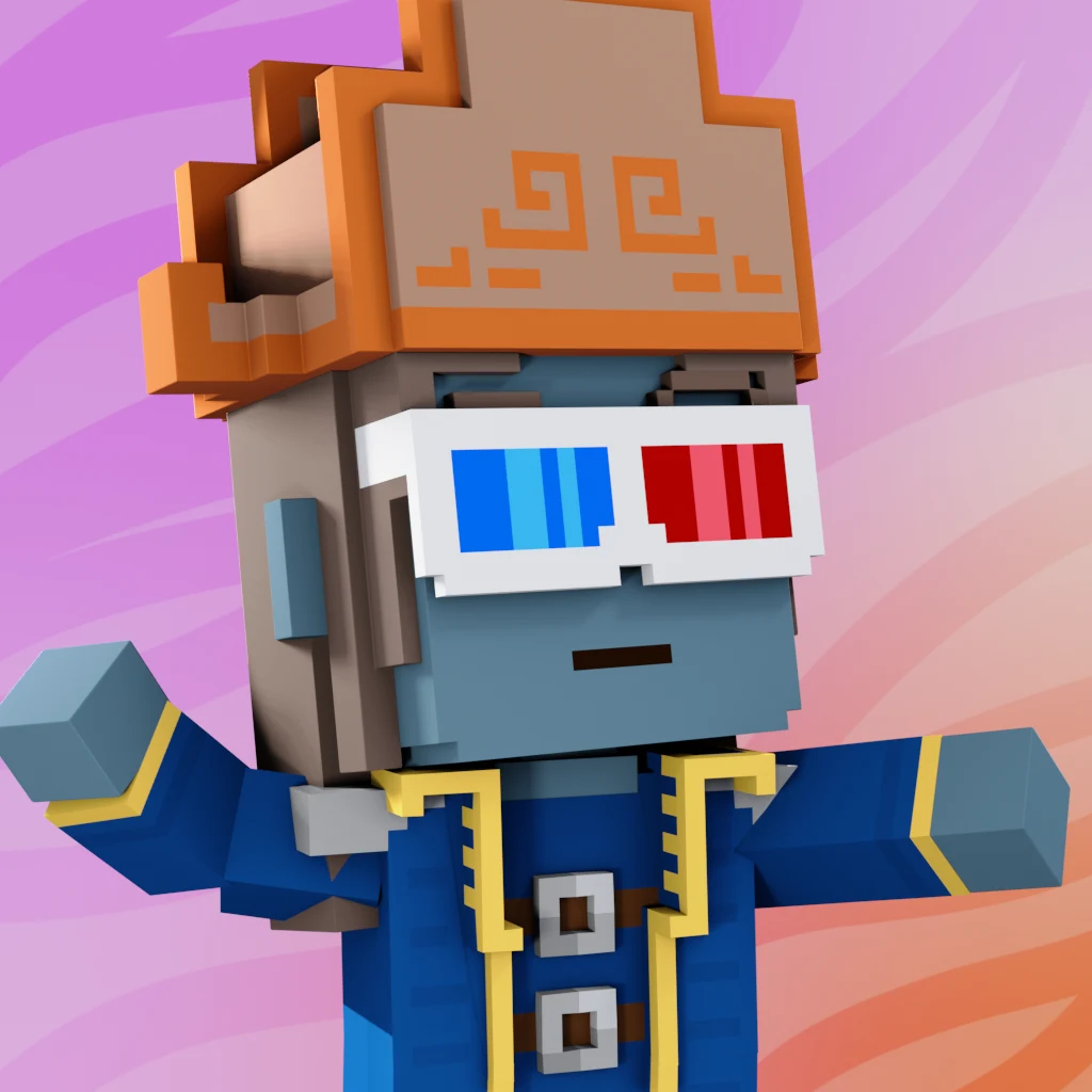 Pirate #7969 voxel render