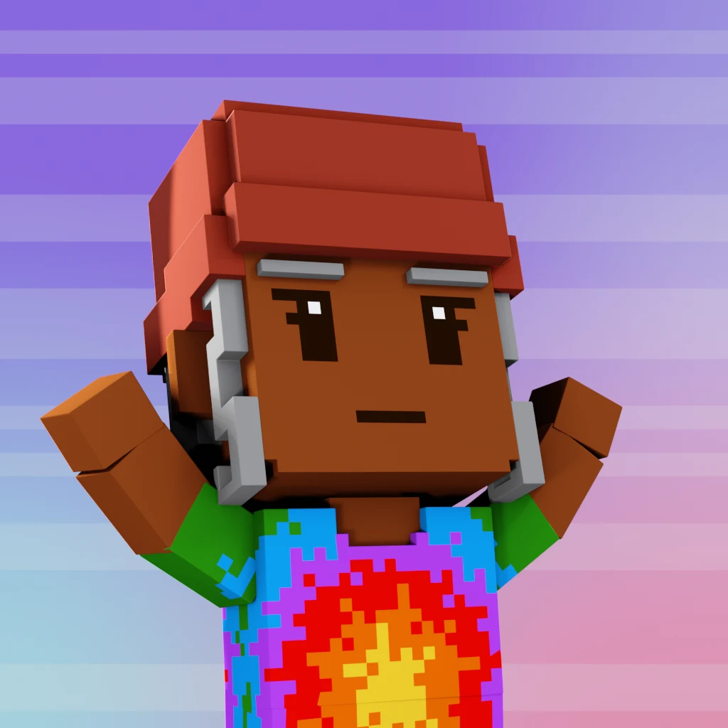 Pirate #797 voxel render