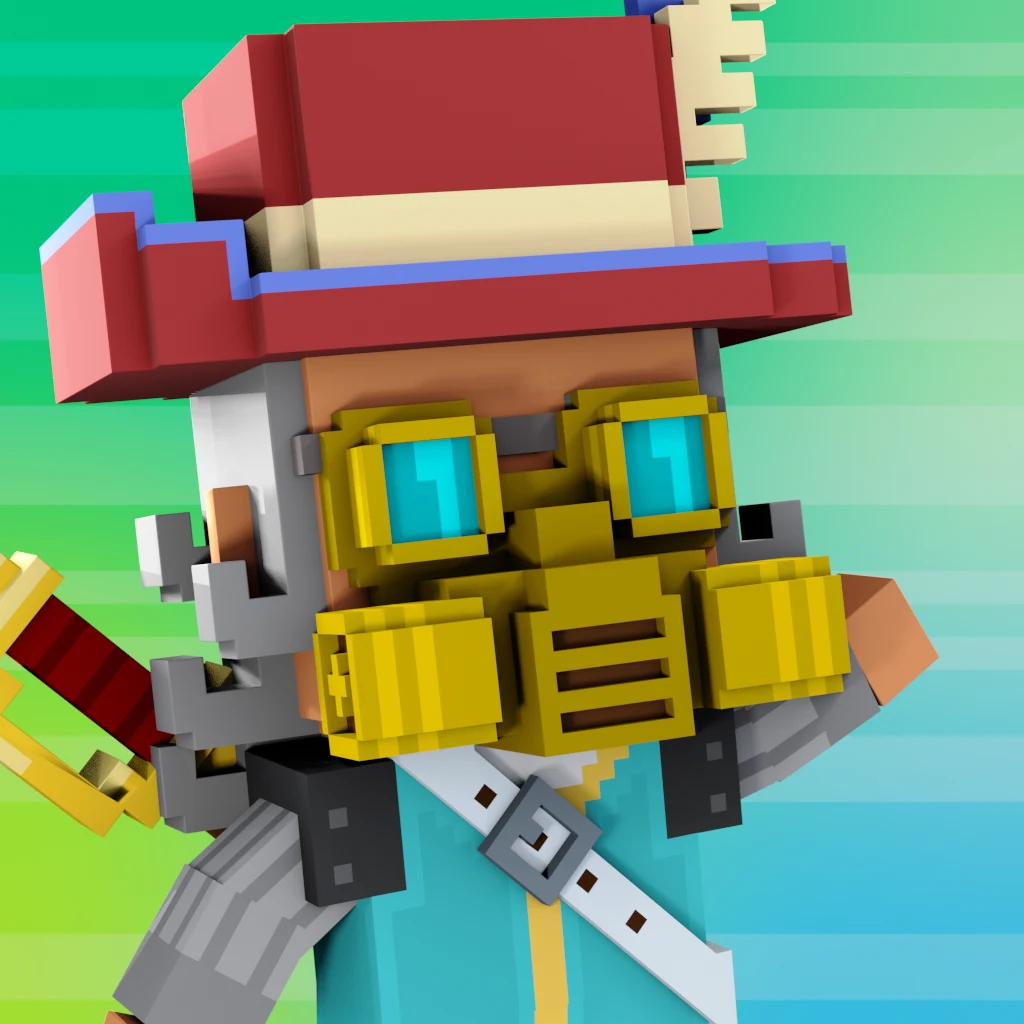 Pirate #7972 voxel render