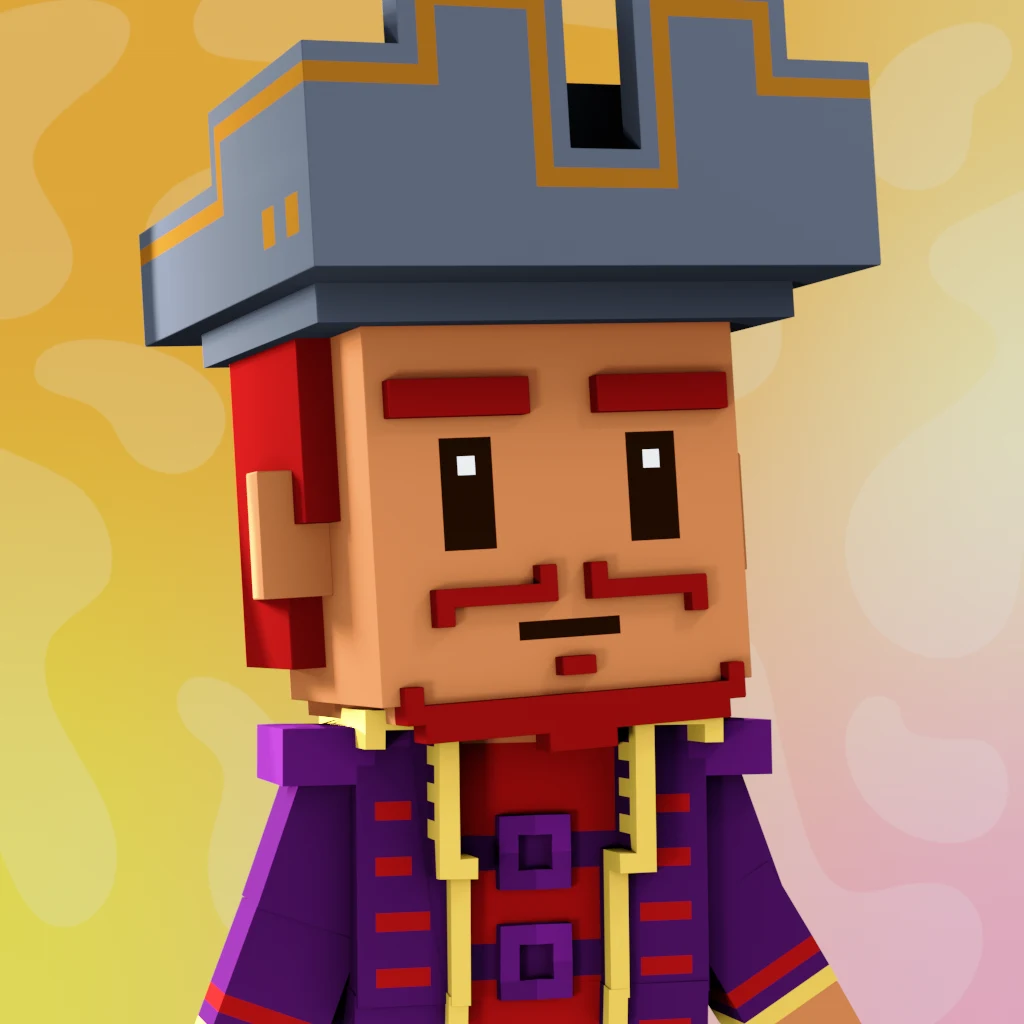 Pirate #7973 voxel render